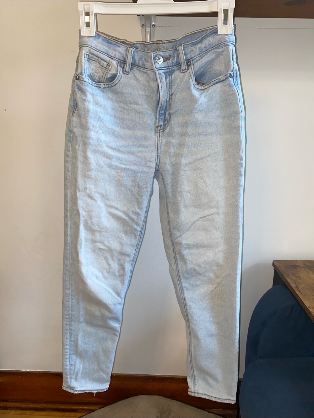 American Eagle Outfitters Light Blue Mom Jeans